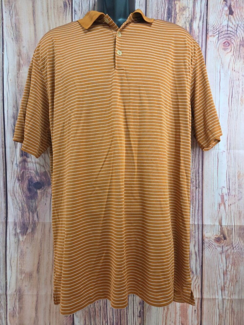 Nike Golf Dri-Fit Tour Performance Burnt Orange Polo Size XL